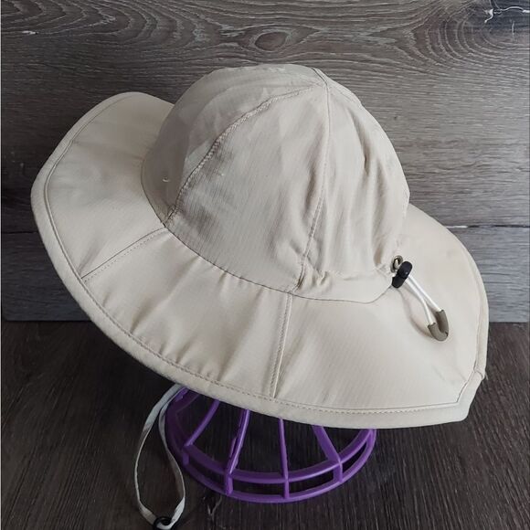 Columbia Beige Wide Brim Sun Hat - Womens One Size - Picture 1 of 5
